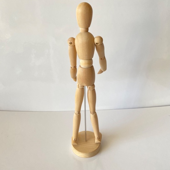 Posable Mannequin Articulated Wooden Figure by IKEA Vintage - Picture 3 of 6
